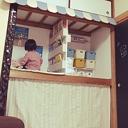 すのこdiy ストーブガード 部屋全体 無印のサーキュレーター トヨトミストーブ などのインテリア実例 16 03 04 08 07 18 Roomclip ルームクリップ