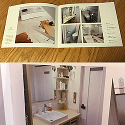 バス/トイレ/モノは少なく/シンプルにすっきりと暮らす/収納は最小限/オープンカウンター...などのインテリア実例 - 2018-05-15 19:43:31