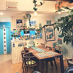 西海岸インテリア/ビーチスタイル/西海岸風 インテリア/ビーチハウス/西海岸スタイル...などのインテリア実例 - 2018-09-16 22:43:44