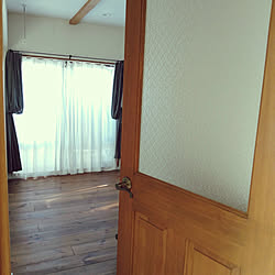 ベッド周り/リノベ/アンティーク/無垢床/同居...などのインテリア実例 - 2020-07-23 09:07:53