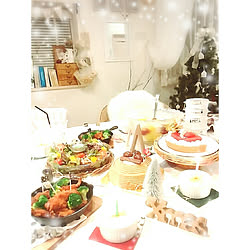 机/クリスマス/クリスマスディスプレイ/大人可愛い/ホワイトインテリア...などのインテリア実例 - 2017-12-26 07:54:56