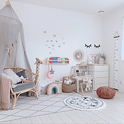 子供部屋/収納アイデア/収納/ラタンチェア/子ども部屋収納...などのインテリア実例 - 2020-09-19 18:55:21