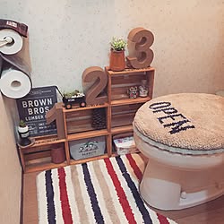 バス/トイレ/収納/100均リメイク/雑貨/インスタと同じpic...などのインテリア実例 - 2016-02-27 05:32:06