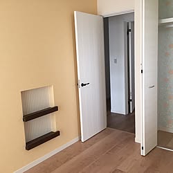 サンゲツ壁紙 クロス ラベンダー 子供部屋 無垢材のインテリア実例 18 08 02 07 55 52 Roomclip ルームクリップ
