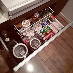 キッチン/食品収納/ストック収納/整理整頓/引出しの中...などのインテリア実例 - 2016-12-26 01:16:39