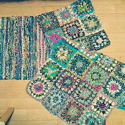 裂き織りマットのインテリア実例 Roomclip ルームクリップ