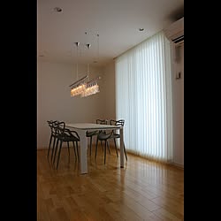 部屋全体/ダイニング/インテリア/窓廻り/照明...などのインテリア実例 - 2017-02-04 11:38:16