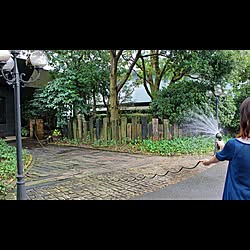コイルホース/ホース/ホースリール/ホーススタンド/ホースの収納...などのインテリア実例 - 2016-10-11 17:01:49