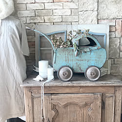 ベビーカート/ベビーカー/gardening/アンティーク家具/HOME DECOR...などのインテリア実例 - 2019-10-10 06:39:22