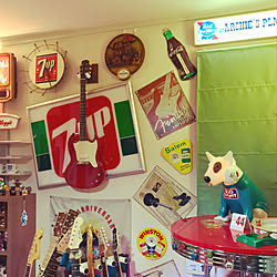 部屋全体/コカコーラ/アメリカンポップ/アメリカン部屋/アメリカンコレクション...などのインテリア実例 - 2018-02-11 21:49:52