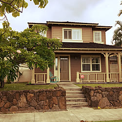 玄関 入り口 玄関ポーチ ポーチ 海外インテリア ハワイ などのインテリア実例 17 07 27 16 33 54 Roomclip ルームクリップ