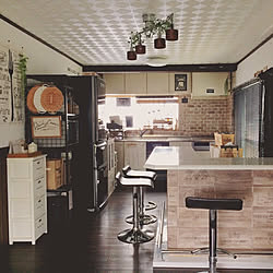 黒い冷蔵庫のインテリア実例 Roomclip ルームクリップ