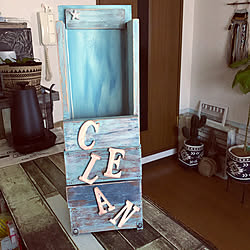 クイックルワイパースタンド/家にあるもので作る/端材 DIY/ニッペホームプロダクツ/macapaint...などのインテリア実例 - 2020-05-14 11:04:42