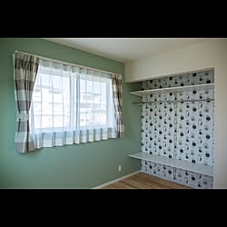 サンゲツ壁紙 クロス ラベンダー 子供部屋 無垢材のインテリア実例 18 08 02 07 55 52 Roomclip ルームクリップ