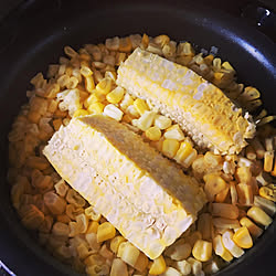 おかわりします。/甘ーい/夏の味/とうもろこしご飯/とうもろこし...などのインテリア実例 - 2020-08-05 12:50:26