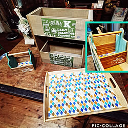 机/DIY リメイク/イベント参加/セリア/おかもち風BOX...などのインテリア実例 - 2020-01-12 21:42:04
