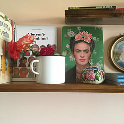 棚/メキシコ/Frida Kahlo/絵本大好き/本...などのインテリア実例 - 2018-07-27 16:27:52