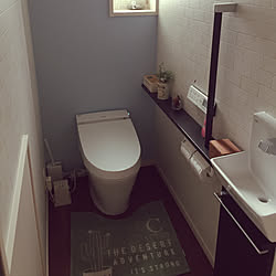 トイレマット セリア ミッキー しまむらのトイレマット Daiso などのインテリア実例 19 03 08 16 13 46 Roomclip ルームクリップ