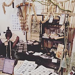 部屋全体/ブログで紹介してます!/枝デコ/vintage/フレンチシック...などのインテリア実例 - 2015-12-01 12:38:52