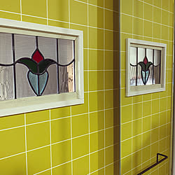 ステンドグラス 壁紙のインテリア実例 Roomclip ルームクリップ