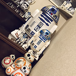 机/お気に入り/BB-8/R2-D2/コレクションコーナー...などのインテリア実例 - 2018-06-24 02:51:57