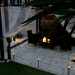 Ledソーラーライトガラスボールのインテリア実例 Roomclip ルームクリップ