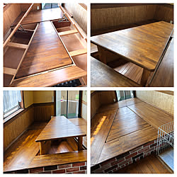 床下収納 狭小住宅 収納アイデア 掘りごたつ風 こあがりdiy などのインテリア実例 06 04 31 48 Roomclip ルームクリップ