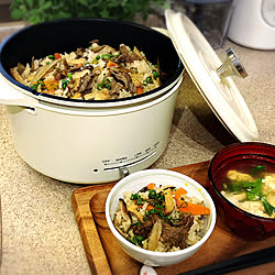炊き込みご飯/山善/山善キャセロール/山善食卓部/キャセロールのある暮らし...などのインテリア実例 - 2020-04-14 19:21:40