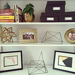 棚/gold/White/Pink/plants...などのインテリア実例 - 2015-05-18 06:39:53