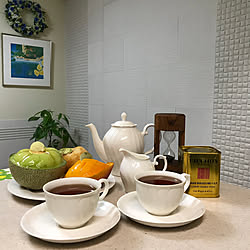 キッチン/パレスホテルのケーキ/手作り時計工房kicori/砂時計/フォションの紅茶...などのインテリア実例 - 2018-08-12 14:48:16