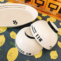 机/ニトリ オーバルプレート/ニトリ 飯椀/ニトリの食器/新商品買ったよ!...などのインテリア実例 - 2019-01-11 15:16:40