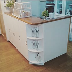 キッチンカウンター/●主人のDIY●/●myアイデア●/★ホットユーザー⇒Thank you!★/29.3.2♥...などのインテリア実例 - 2017-03-02 18:54:03