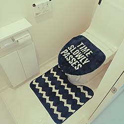 トイレマット セリア ミッキー しまむらのトイレマット Daiso などのインテリア実例 19 03 08 16 13 46 Roomclip ルームクリップ