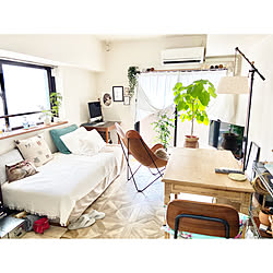 1K/一人暮らし/賃貸/天井が高い部屋に住みたい/狭い部屋...などのインテリア実例 - 2020-07-21 11:59:46