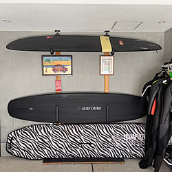 サーフボードラックのインテリア実例 Roomclip ルームクリップ