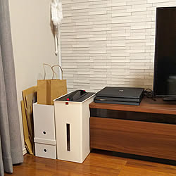 リビング/無印良品/ファイルボックス/ファイルボックス収納/ファイルボックス活用...などのインテリア実例 - 2019-03-26 17:59:46
