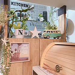 棚/フェイクグリーン/niko and…×いなざうるす/新商品買ったよ!/中古マンションリノベーション...などのインテリア実例 - 2018-07-16 22:24:40