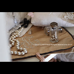 机/アンティークレース/French/handmade/ブログやってます♡...などのインテリア実例 - 2018-10-21 17:51:48