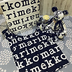 minme更新しました!/お友達からのプレゼント♡/marimekkoベア/エコバッグ/marimekko...などのインテリア実例 - 2019-06-11 06:56:15