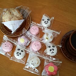 机/アップルティ淹れました~/動物マカロン/パイシュー/うちカフェ...などのインテリア実例 - 2015-02-25 14:06:19