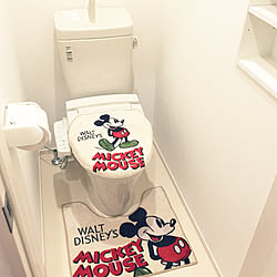 バス トイレ ミッキーの鏡 ディズニーの鏡 ディズニーのインテリア実例 18 11 11 09 24 29 Roomclip ルームクリップ