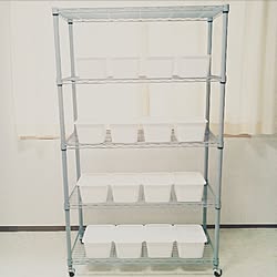 ルミナスラック/スチールラック/男前インテリア/組立簡単!♥/★ホットユーザー⇒Thank you!★...などのインテリア実例 - 2017-02-07 21:46:21
