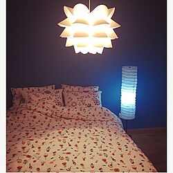 ベッド周り/ペンキ塗り/北欧/IKEAのインテリア実例 - 2017-04-23 08:14:37