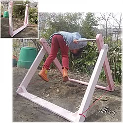 Diy 鉄棒のインテリア 手作りの実例 Roomclip ルームクリップ