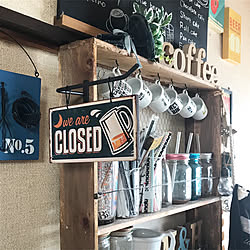 キッチン/カフェ風/10分でできる/100均DIY/インスタと同じpic...などのインテリア実例 - 2018-07-29 11:29:12