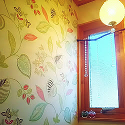 ハーレクイン壁紙のインテリア実例 Roomclip ルームクリップ