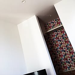 サンゲツ壁紙 壁紙 新築中 ウォークインクローゼット 棚のインテリア実例 01 26 16 32 44 Roomclip ルームクリップ