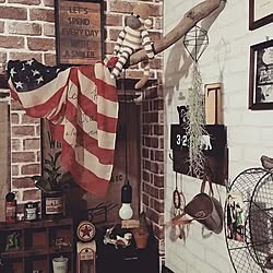 机/子供部屋/DIY/流木/星条旗...などのインテリア実例 - 2015-05-22 21:57:33