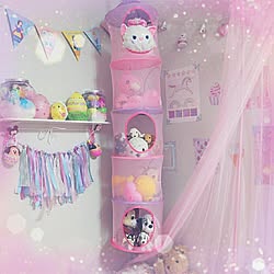 ゆめかわいい ぬいぐるみ いっぱいのインテリア実例 Roomclip ルームクリップ