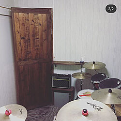 部屋全体 防音室 Diy ドラムのインテリア実例 18 11 16 17 Roomclip ルームクリップ